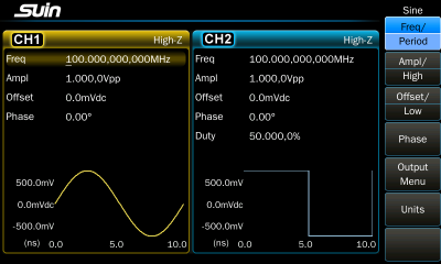 100 MHz Function Signal Generator