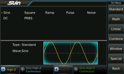 400MHz Arbitrary Waveform Generator