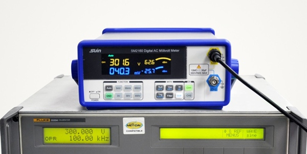 The test result when input 300V and 100Hz Sine