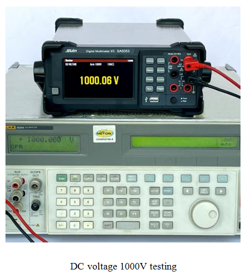 DC voltage 1000V testing