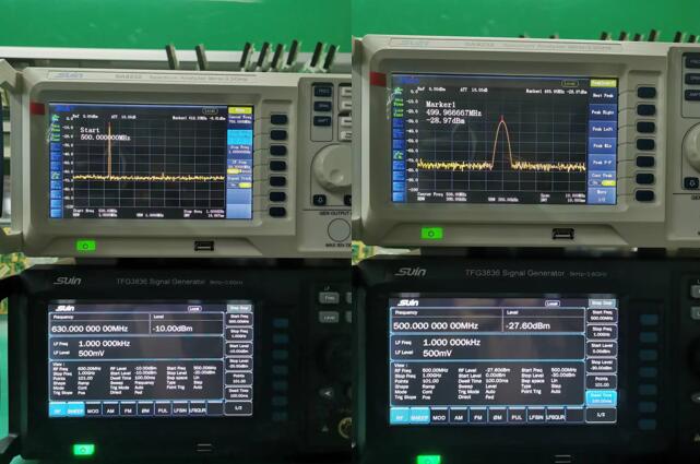 Frequency and Level sweep function