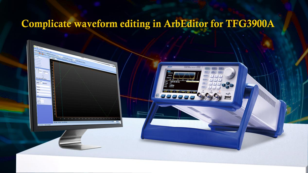 Introduction of Arbitrary Waveform Editing through ArbEditor on TFG3900A