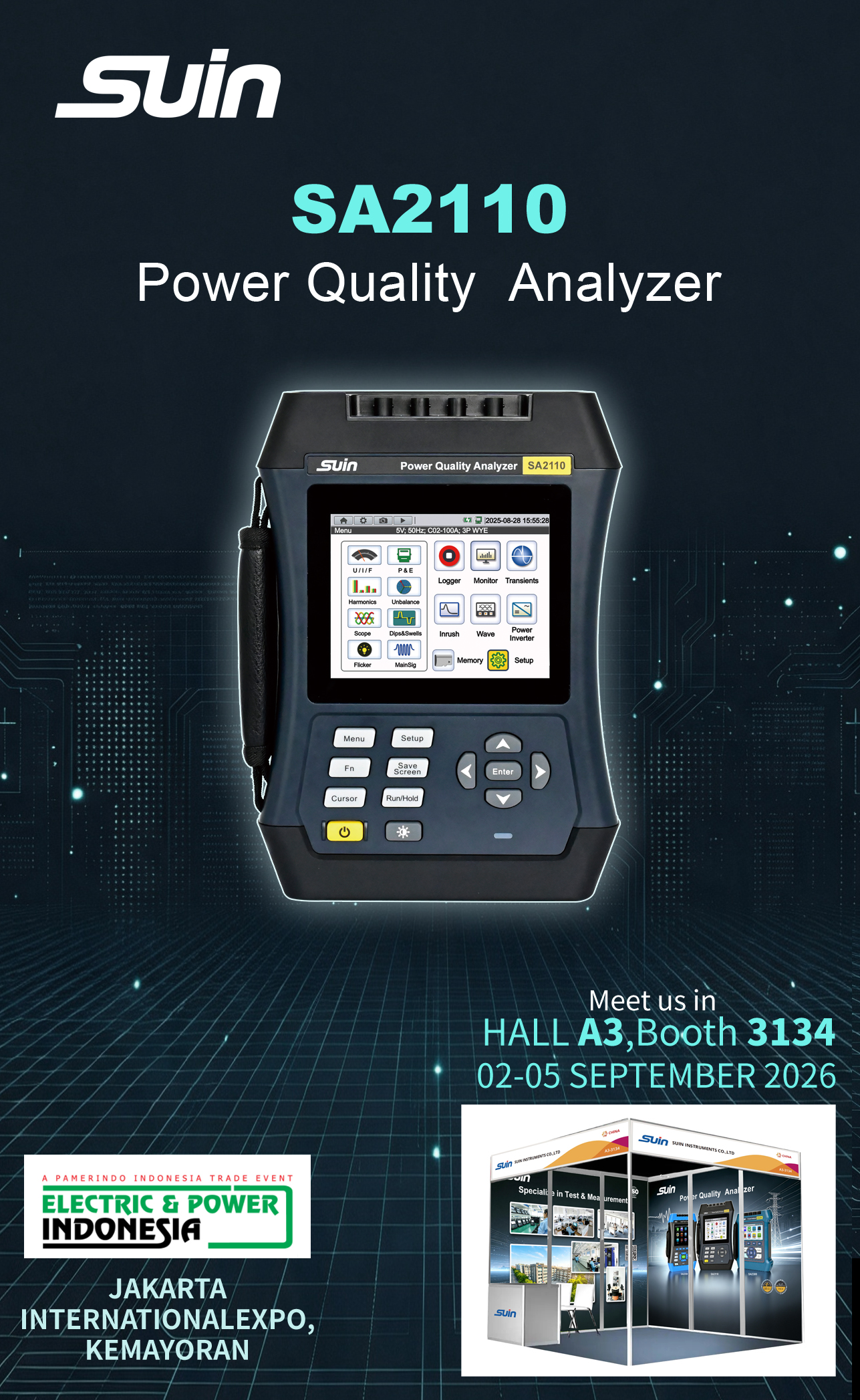 Meet SUIN at Electric&Power Indonesia 2026